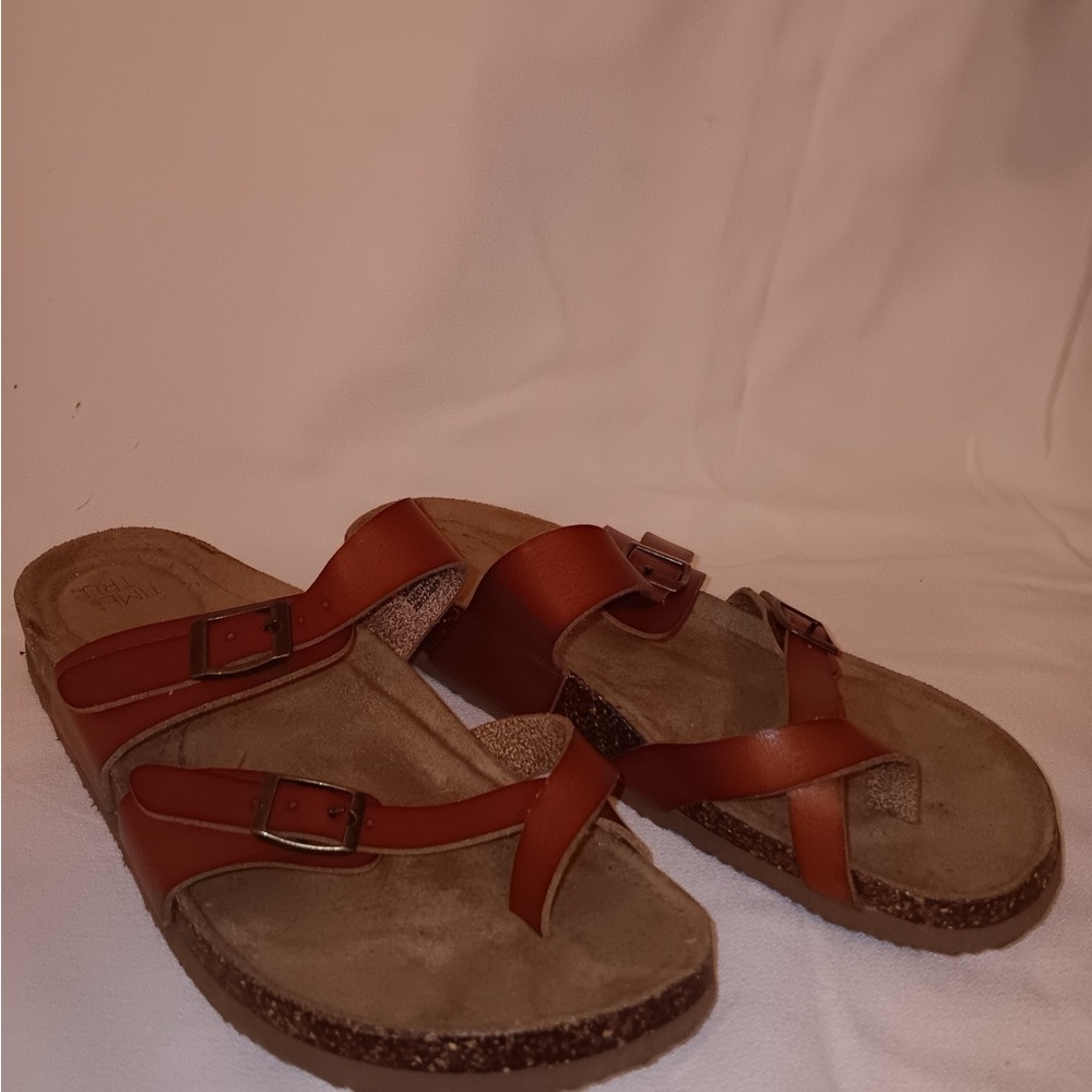 Time and true brown sandal